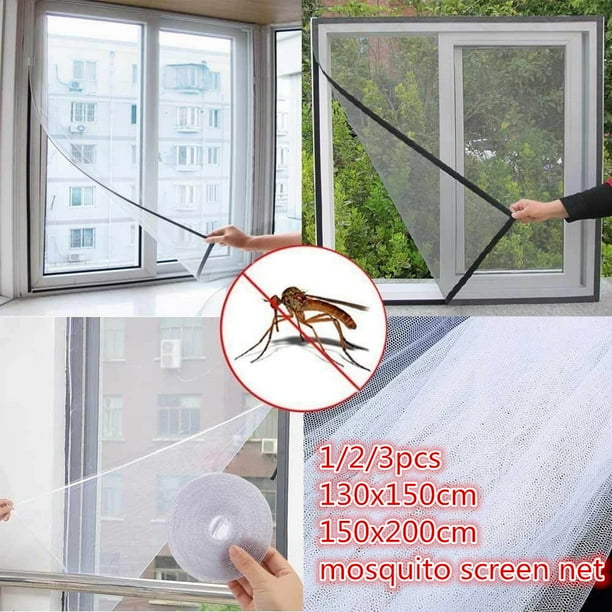 Door Fly Insect Anti Mosquito Bug Curtain Fly Screen Window Net Mesh White Door Fly Insect Anti Mosquito Bug Curtain Fly Screen Window Net Mesh White